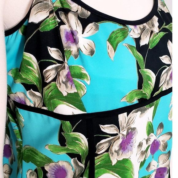 Cache Floral Cami with Piping NWT - Picture 2 of 6